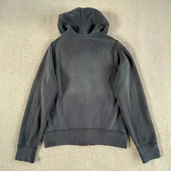 🔥Vintage Y2K Abercrombie & Fitch Spell out Faded Distressed Zip Up Mens Hoodie - Picture 3 of 16